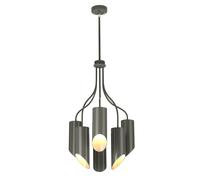 Elstead Lighting Quinto lampada sospesa 6x8 W grigio/cenere-nichel QUINTO6-GPN