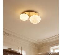 Deckenleuchte Luce a Soffitto Gold Bianco Licht-Erlebnisse E27, 45 cm, 1 Luce