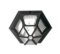 Deckenleuchte Nero IP44 Esterno Rustico Elegante Rory Luce per Esterni Terrazza