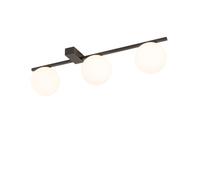 Deckenleuchte Plafoniera 3-flammig Schermo Palla 67 CM Lungo 2x G9 Vetro Metallo