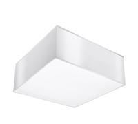 Deckenleuchte Plafoniera Bianco Moderno 25 CM Ampio Quadrati E27 Blendarm Piano