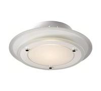 Deckenleuchte Plafoniera Rotondo Ø 22 CM G9 Bianco 2700 K 690 Lm Vetro Metallo [EEK: G]
