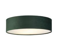 Deckenleuchte Plafoniera Rotondo Ø 38 CM H:10 CM Velluto Schermo Verde 2x E27