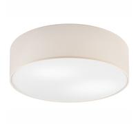 Deckenleuchte Plafoniera Tondo Tessuto Ø 45 CM H:13 CM Blendarm Piatto Crema E27