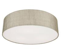 Deckenleuchte Selina Grigio Carta 3-flammig Tondo Moderno Wohnlich Salotto Lampe
