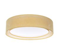 Deckenleuchte Tessuto Giallo Camera E27 Tondo Ø50 CM Schermo Soffitto Corridoio