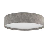 Deckenleuchte Tessuto Grigio Camera da Letto E27 Rotondo B:75 CM Salotto