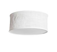 Deckenleuchte Tessuto Rotondo Ø 40 CM Bianco 3x E27 Blendarm Moderno Plafoniera