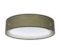 Deckenleuchte Tessuto Tondo Verde Camera E27 Ø50 CM Plafoniera Sala da Pranzo