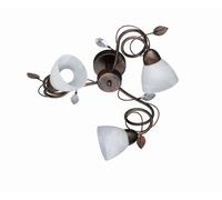 Deckenleuchte Vetro Blendarm Metallo Antico Ruggine Ø61 CM E14 Lampada Soggiorno