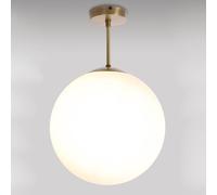 Deckenleuchte Vetro Sfera IN Ottone Blendarm Premium Plafoniera Cucina Corridoio