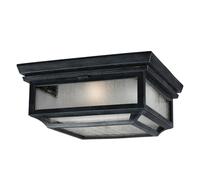 Deckenleuchte West Regenglas Resistente Ai Raggi UV Quadrata IP44 Esterno Antico