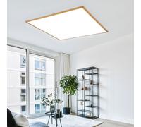 Deckenpanel Aufbaupanel Plafoniera Soggiorno Simil Legno Alu 1x LED L 59 CM