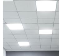 Deckenpanel Lampada da Incasso Pannello a LED Soffitto Alluminio Quadrati Bianco