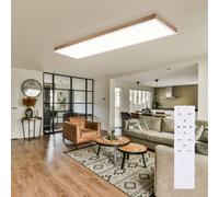 Deckenpanel Plafoniera LED Telecomando Dimmerabile Cct Simil Legno [EEK: F]
