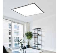 Deckenpanel Plafoniera Sternen-Effekt Alu IN Grafite Bianco Aufbaupanel LED 36 W