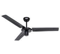 Deckenventilator Ohne Lampe Deckenlüfter Schwarz Mit Zugkette Tristar Z 122 cm [EEK: Non valutato]