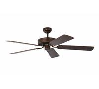 Deckenventilator Senza Luce Potkuri 132 cm 5 Pale Bronzo Marrone [EEK: Non valutato]
