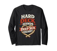Deckhand Maritime Crew Ocean Life Work e Saltwater Pride Maglia a Manica