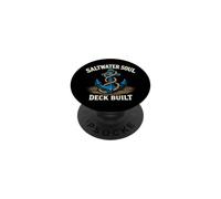 Deckhand Maritime Crew Ocean Life Work e Saltwater Pride PopSockets PopGrip Adesivo