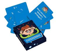 Decks Portable Deck for Road Trip Travel Camping Car Rides Dates Dinner Time Bedtime Relationships | Conversation Cards for Families | 50 pezzi Fun Group Decks Card Game for Night