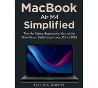 Declan K Merritt MacBook Air M4 Simplified (Tascabile)
