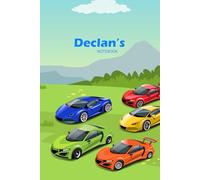 Declan's Notebook: A personalised race car book