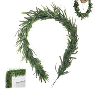 Declarity Garland, Declarity Cedar Garland, Christmas Simulated Cane Decoration, Realistic Pine Garlands, for Holiday Indoor Outdoor Mantel, Wall Winter Holiday Party Decoration (180cm/70in)
