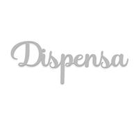 Declea Decorazione murale per Cucina Scritta in Legno da Appendere Dispensa, Ideale per la Cucina - Arredo casa ristoranti e Locali, Scritta Decorativa in Legno Realizzata a Mano