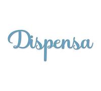 Declea Decorazione murale per Cucina Scritta in Legno da Appendere Dispensa, Ideale per la Cucina - Arredo casa ristoranti e Locali, Scritta Decorativa in Legno Realizzata a Mano