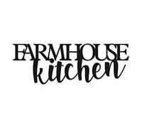 Declea Decorazione murale per Cucina Scritta in Legno da Appendere Farmhouse, Ideale per la Cucina - Arredo casa ristoranti e Locali, Scritta Decorativa in Legno Realizzata a Mano