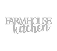 Declea Decorazione murale per Cucina Scritta in Legno da Appendere Farmhouse, Ideale per la Cucina - Arredo casa ristoranti e Locali, Scritta Decorativa in Legno Realizzata a Mano