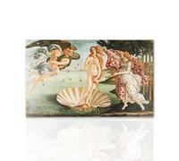 Declea Opera d'arte Sandro Botticelli Nascita di Venere - Arte Riproduzione su Tela Quadri moderni Venere di Botticelli Arredo Casa Home parete Design