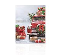 Declea Quadro moderno di Natale Regalo Immagine Natalizia - Quadro da parete natalizio addobbo decorazione da parete per soggiorno ufficio natale, 30x40 cm