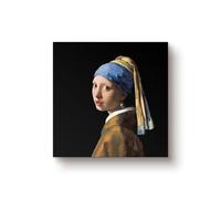 Declea Quadro su tela de La Ragazza con l'Orecchino di Perla - Stampa d'autore di Vermeer Quadri Moderni Moderno Arte Astratta