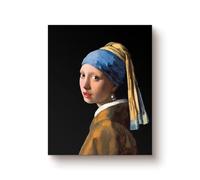 Declea Quadro su tela de La Ragazza con l'Orecchino di Perla - Stampa d'autore di Vermeer Quadri Moderni Moderno Arte Astratta