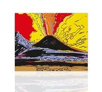 Declea Quadro su tela Vesuvius by Andy Warhol riproduzione tributo - arredo casa canvas interior dipinto su tela pronto da appendere - Decorazione Moderna pop art