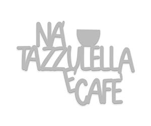 Declea Scritta in Legno da Appendere Na Tazzulella e Cafè, Ideale per la Cucina - Decorazione casa Cucina ristoranti e Locali, Scritta Decorativa in Legno Realizzata a Mano