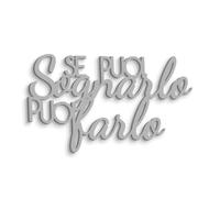 Declea Scritta in Legno Se puoi sognarlo puoi Farlo - Decorazione da Appendere alla Parete, Scritta Decorativa Fatta a Mano Arredo Decorazione