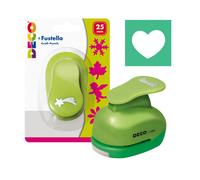DECO - 04827 - Fustella - motivo cuore - dim. sagoma 25 mm - Deco - 88993 - Conf. da 1 Pz. - 04827