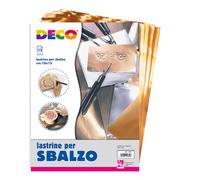 DECO - 113-4 - Lastre alluminio-rame - 20 x 30 cm - Deco - conf.12 pezzi - 54112 - Conf. da 1 Pz.