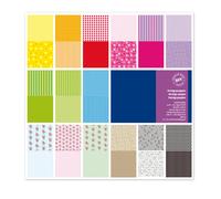 DECO - 12592 - Carta Scarpbooking Vichy - 30,5 x 30,5 cm - 180 gr-m² - colori assortiti - DECO - conf. 30 fogli - 91565 - Conf. da 1 Pz. - 12592