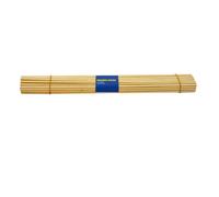 DECO - 12636 - Bastoncini in legno - colore naturale - 40 cm x 4 mm - DECO - conf. 50 pezzi - 91573 - Conf. da 1 Pz. - 12636