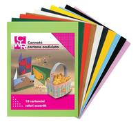 Cartoncino ondulato Cannetè 2205 - 50 x70cm - colori assortiti - DECO - conf. 10