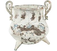 Deco 79 Classy Designed Metal Vase with Rusty Look e Anticato Fascino