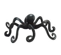 Deco 79 Coastal Metal Sculpture Scultura, Ferro, Nero, 12" x 9" x 4"
