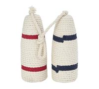 Deco 79 Scultura, Pino, Bianco, 2 Pezzi Piccole Dimensioni