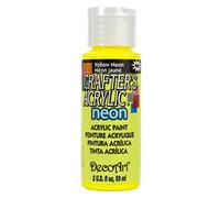 Deco Art - Tintura acrilica Crafters Acrylic, 59 mL Neon Yellow