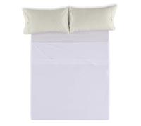 Deco_AX35387.Nest_Pack di due federe di cotone color crema - 45 x 95 cm - 100% cotone - 144 fili. Gramage: 115