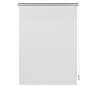 Deco Company, Tenda a rullo con rivestimento termico con morsetto o adesiva, Elevato riflesso della luce, Risparmio energetico, Kit di montaggio incluso, Bianco, 80 x 150 cm (LxA)